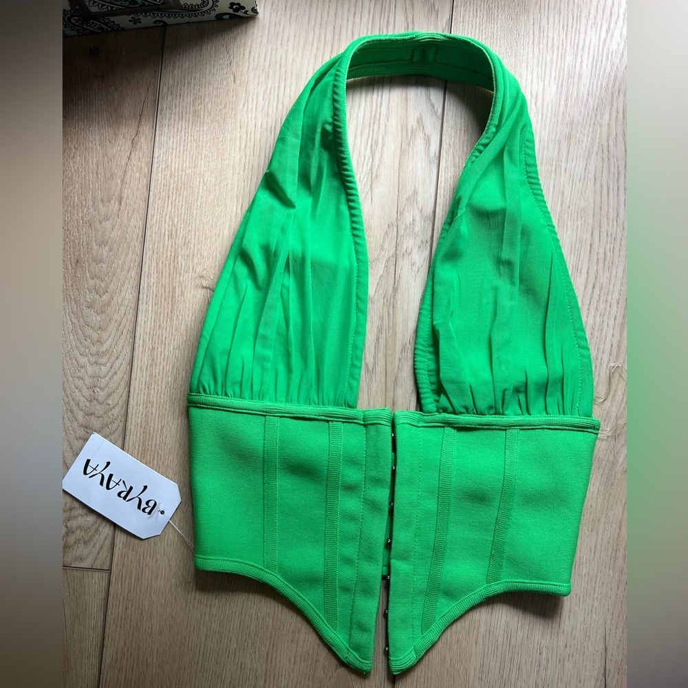 Vibrant Green Halter Top